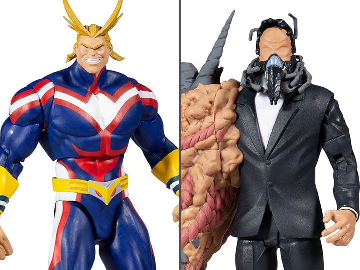 All Might vs All for One 7" Action Figure Set