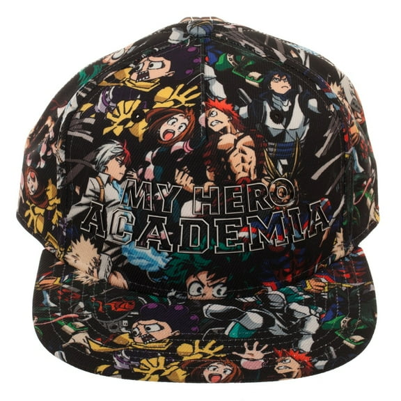 My Hero Academia Allover Art Snapback Hat