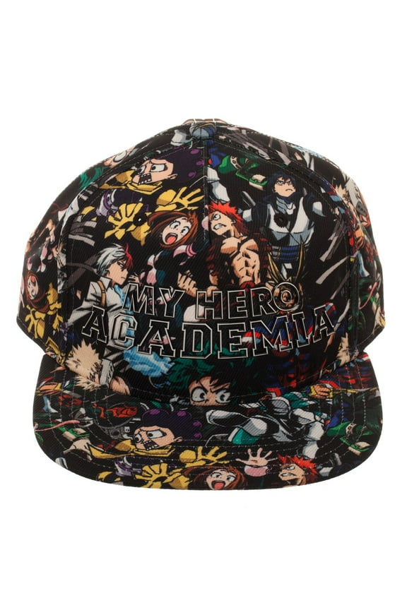My Hero Academia Allover Art Snapback Hat