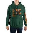 thumbnail image 1 of My Hero Academia Anime Cartoon Katsuki Bakugo Character Green Hoodie-3XL, 1 of 7