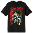 thumbnail image 1 of My Hero Academia Anime Cartoon Smash Character Mens Black Graphic Tee-M, 1 of 4