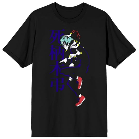 My Hero Academia Anime Cartoon Tomura Character Mens Black Shirt-XXL