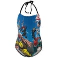 thumbnail image 1 of My Hero Academia Anime Children's One-piece Swimwear Halterneck Swimsuit Summer Beach Girl's Bathing Suits Breathable Beachwear, 1 of 7