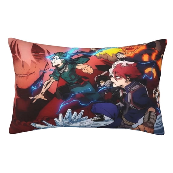My Hero Academia Anime Pillowcase Cushion Pillow Covers With Hidden Zipper Pillow Case Decor For Bed Dorm Sofa Couch Car 14"x20"