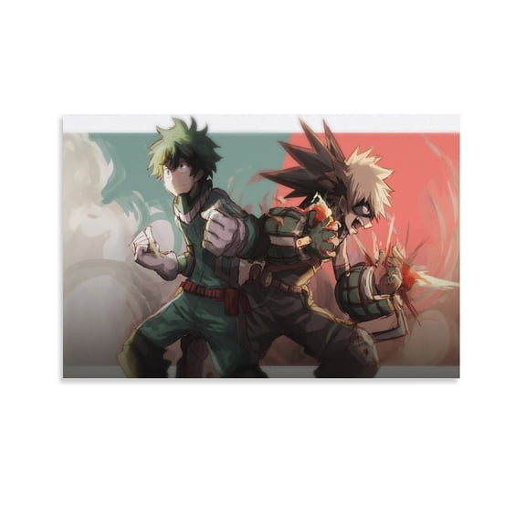 My Hero Academia Anime Poster (44) Wall Art Poster Scroll Canvas Painting Picture Living Room Decor Home 24x36inch(60x90cm)