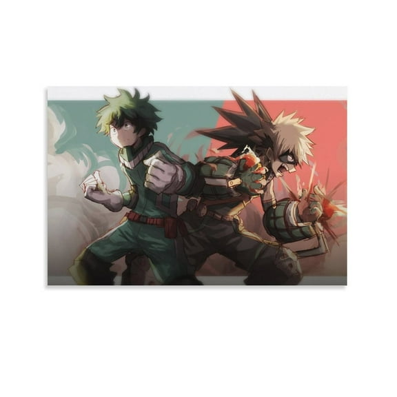 My Hero Academia Anime Poster (76) Picture Print Wall Art Poster Painting Canvas Posters Artworks Gift Room Aesthetic 12x18inch(30x45cm)