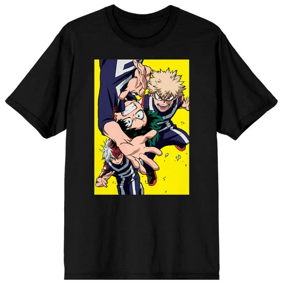 My Hero Academia Anime Trunks and Frieza  Black Graphic Tee- S