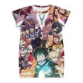 thumbnail image 1 of My Hero Academia Baby Romper Short Sleeve Bodysuits Soft Rompers Summer Clothes One-Piece Jumpsuits Outfits 6-9M, 1 of 7