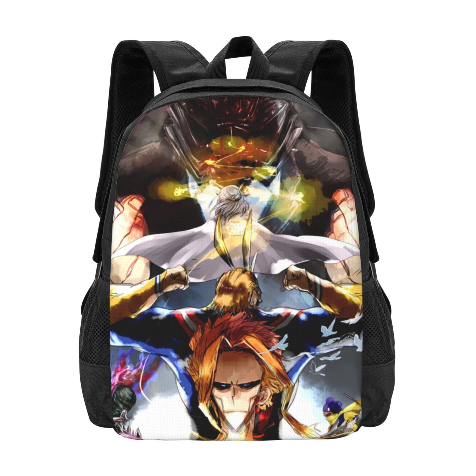 Dallonan Watercolor Flower Backpack - 16.7 Inch Laptop School Backpack For College, Travel & Work, Lightweight & Waterproof - View #5