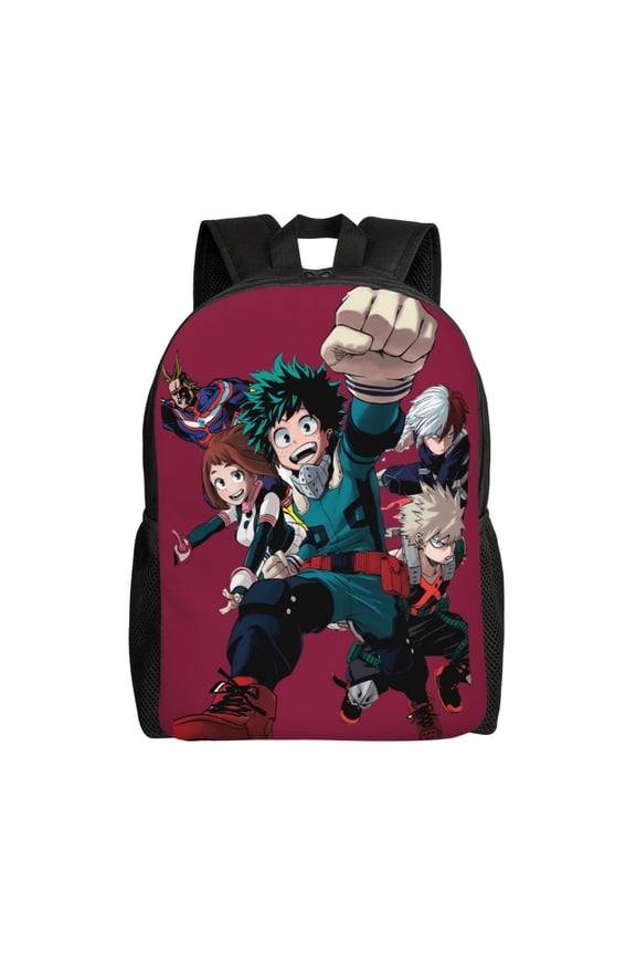 My Hero Academia Backpack Casual Daypack Large Capacity Travel Work College Back Pack Novelty Computer Bag Laptop Bag