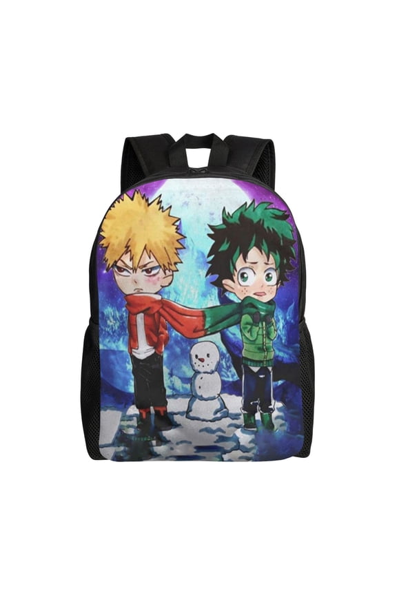 My Hero Academia Backpack Lightweight Daypack Large Capacity Travel Work College Back Pack Novelty Computer Bag Laptop Bag