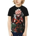 thumbnail image 1 of My Hero Academia Bakugo Katsuki Kids T-Shirt 3d Printed Graphic T-Shirts Boys And Girls Short Sleeve Shirts For Youth Kids X-Small, 1 of 7