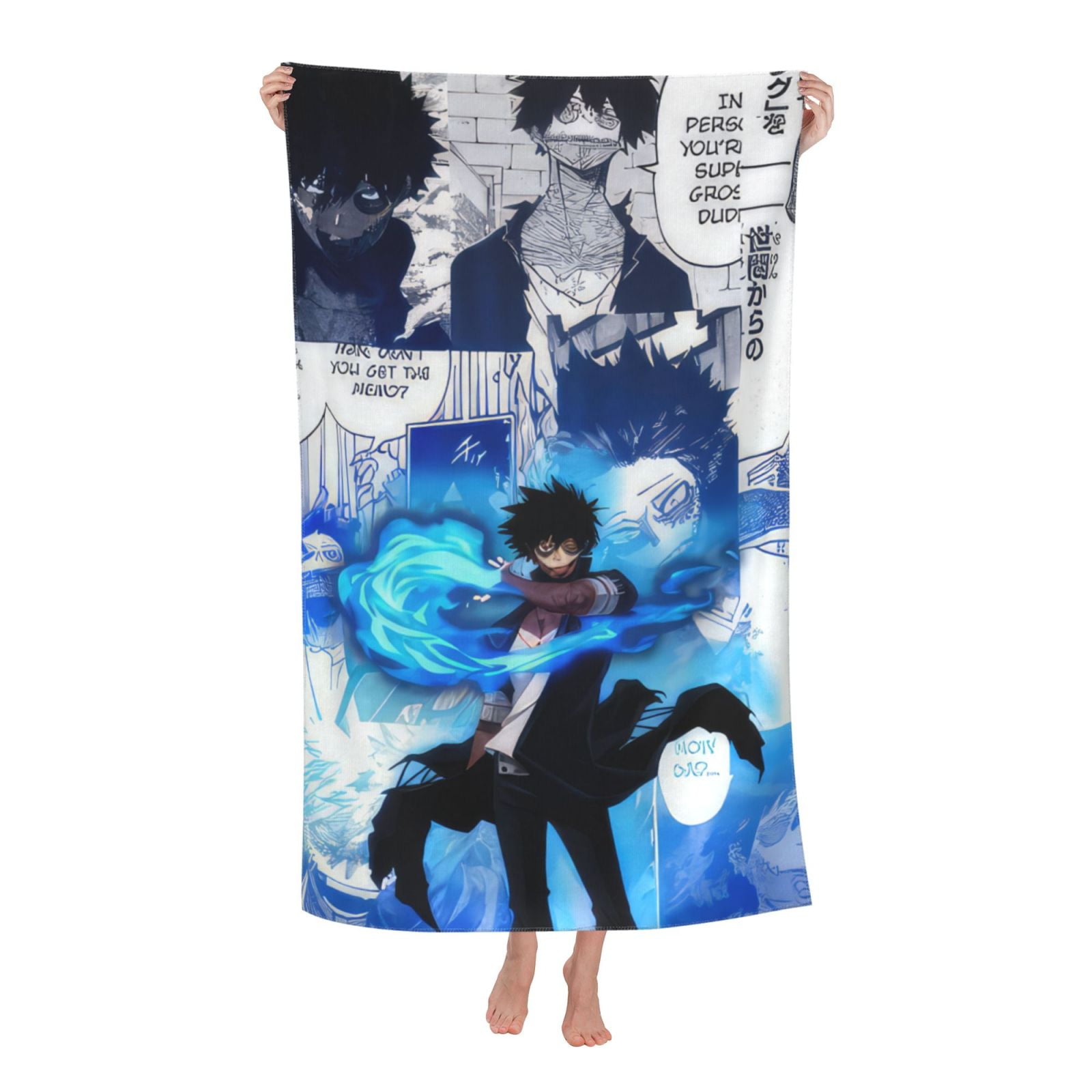 Asciugamani Da Spiaggia Ad Asciugatura Rapida Anime Cartoon Beach Towel