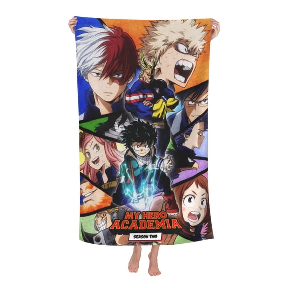 My Hero Academia Beach Towels Soft Bath Blanket Camping Towels For Travel, Swim, Gym One Size