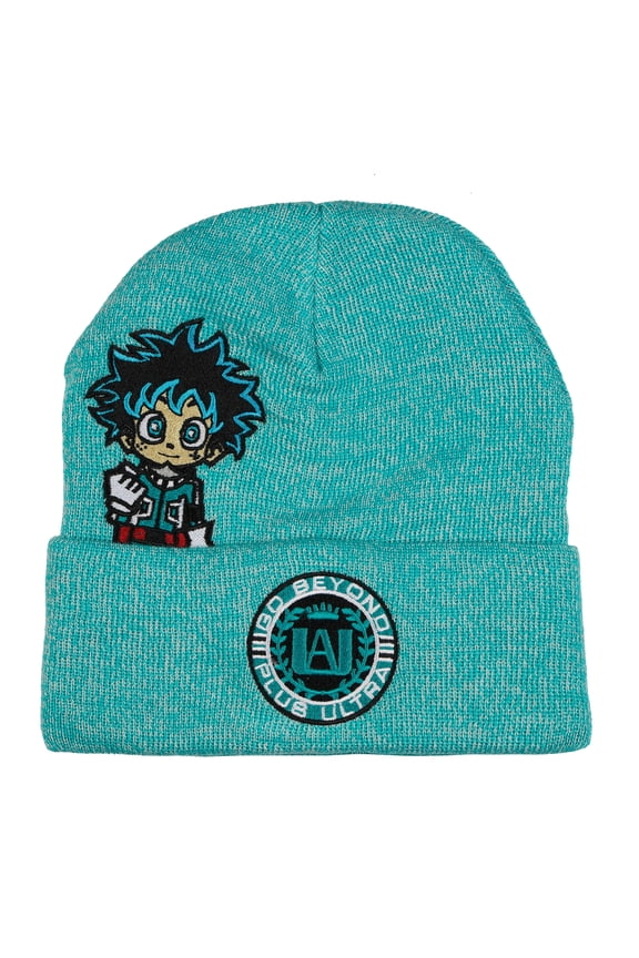 My Hero Academia Beanie Men's Go Beyond Plus Ultra Cuffed Knit Cap Hat OSFM