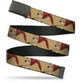 thumbnail image 1 of Adjustable Belt, Clamp Buckle, Cut-to-Fit, My Hero Academia Keigo Takami Hawks Action Pose Orange, 1 of 3