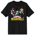 thumbnail image 1 of My Hero Academia Big 3 Men's Black Crew Neck Short Sleeve T-shirt-3XL, 1 of 3