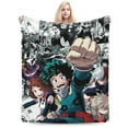 thumbnail image 1 of My Hero Academia Blanket, Anime Throw Blanket For Couch Sofa Bed, Soft Cozy Lightweight Warm Flannel Blanket, Home Decor, Anime Gifts For Boys Girls Kids Teens, 40"X30", 1 of 9