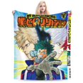 thumbnail image 1 of My Hero Academia Blanket, Anime Throw Blanket For Couch Sofa Bed, Soft Cozy Lightweight Warm Flannel Blanket, Home Decor, Anime Gifts For Boys Girls Kids Teens, 40"X30", 1 of 9