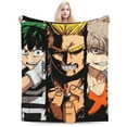 thumbnail image 1 of My Hero Academia Blanket, Anime Throw Blanket For Couch Sofa Bed, Soft Cozy Lightweight Warm Flannel Blanket, Home Decor, Anime Gifts For Boys Girls Kids Teens, 50"X40", 1 of 9