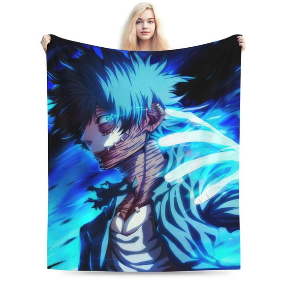 My Hero Academia Blanket, Anime Throw Blanket For Couch Sofa Bed, Soft Cozy Lightweight Warm Flannel Blanket, Home Decor, Anime Gifts For Boys Girls Kids Teens, 50"X40"