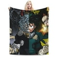 thumbnail image 1 of My Hero Academia Blanket, Anime Throw Blanket For Couch Sofa Bed, Soft Cozy Lightweight Warm Flannel Blanket, Home Decor, Anime Gifts For Boys Girls Kids Teens, 50"X40", 1 of 9