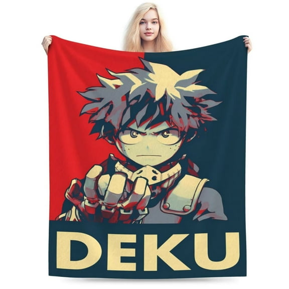 My Hero Academia Blanket Ultra Soft Warm All Season Decorative Fleece Blankets for Bed Chair Car Sofa Couch Bedroom 40"x30"