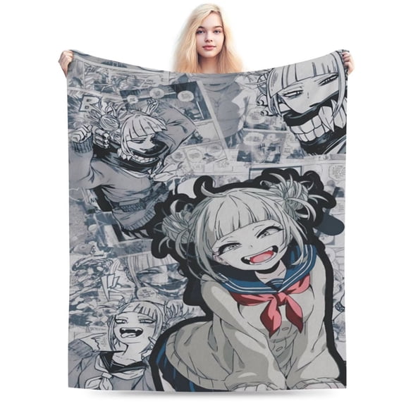 My Hero Academia Blankets Cozy Flannel Bed Throws for Sofa Couch Travel Home Room Bedroom Decor Gifts for Girls Boys Kids Adults 60"x50"