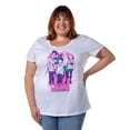 thumbnail image 1 of My Hero Academia Blue & Purple Group Boyfriend Fit Women's T-Shirt Plus Size, 1 of 7