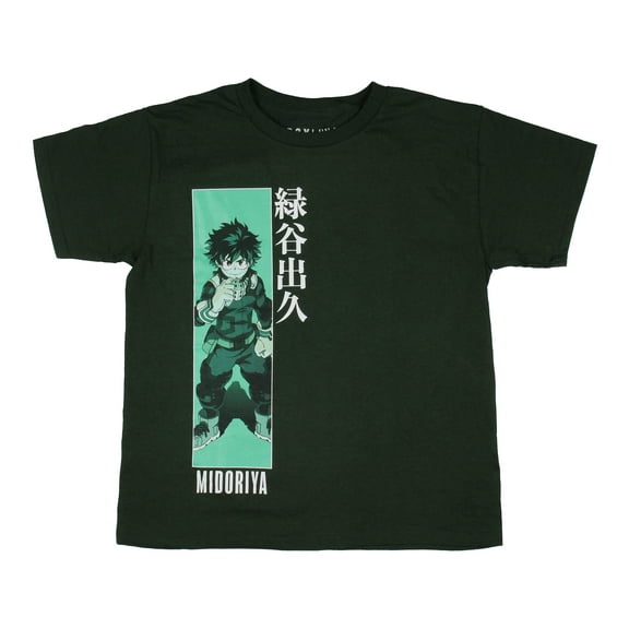 My Hero Academia Boy's Izuku Deku Midoriya Panel Youth T-Shirt