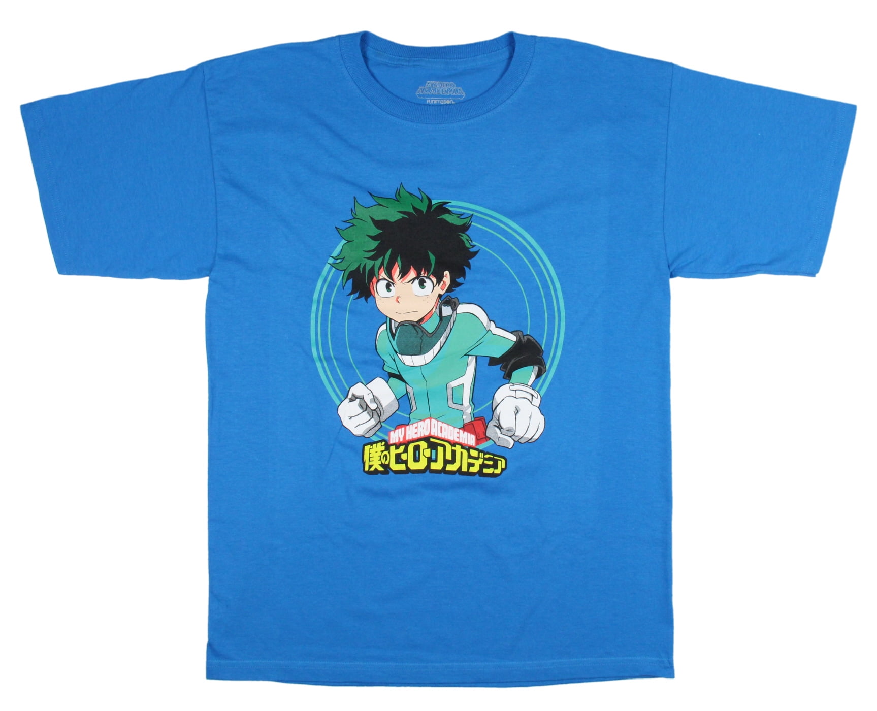 My Hero Academia Boys' Izuku Deka Midoriya Character Circle Graphic T