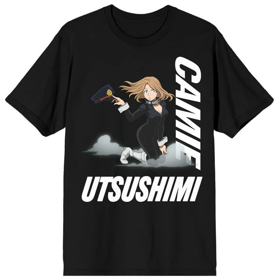 My Hero Academia Camie Utsushimi Men's Black Graphic Tee-Small