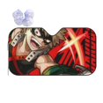 thumbnail image 1 of My Hero Academia Car Windshield Sun Shade, Front Window Sun Shades, Visor Shield Cover For Car Suv Truck, Visor Protector Blocks Uv Rays, Keep Your Vehicle Cool, Medium, 55*29.9 Inch, 1 of 8