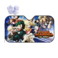 thumbnail image 1 of My Hero Academia Car Windshield Sun Shade, Front Window Sun Shades, Visor Shield Cover For Car Suv Truck, Visor Protector Blocks Uv Rays, Keep Your Vehicle Cool, Medium, 55*29.9 Inch, 1 of 8