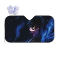 thumbnail image 1 of My Hero Academia Car Windshield Sun Shade, Front Window Sun Shades, Visor Shield Cover For Car Suv Truck, Visor Protector Blocks Uv Rays, Keep Your Vehicle Cool, Medium, 55*29.9 Inch, 1 of 8