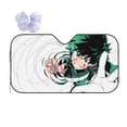 thumbnail image 1 of My Hero Academia Car Windshield Sun Shade, Front Window Sun Shades, Visor Shield Cover For Car Suv Truck, Visor Protector Blocks Uv Rays, Keep Your Vehicle Cool, Small, 51*27.5 Inch, 1 of 8