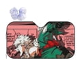 thumbnail image 1 of My Hero Academia Car Windshield Sun Shade, Front Window Sun Shades, Visor Shield Cover For Car Suv Truck, Visor Protector Blocks Uv Rays, Keep Your Vehicle Cool, Small, 51*27.5 Inch, 1 of 8