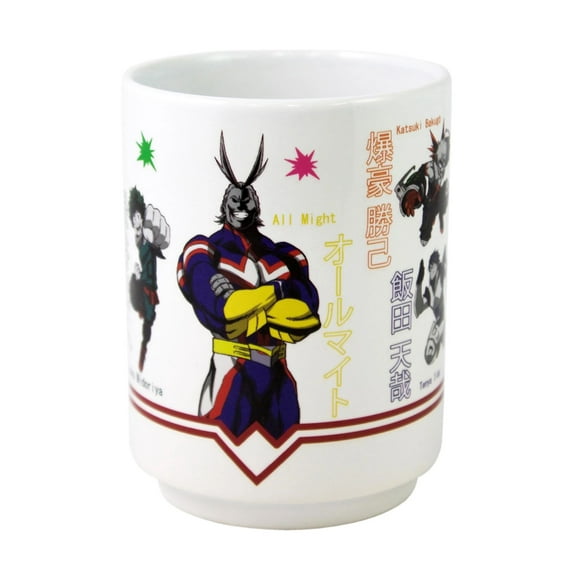 My Hero Academia Tea Cup Class 1-A All Might Deku Bakugo 11 Oz. Coffee Mug