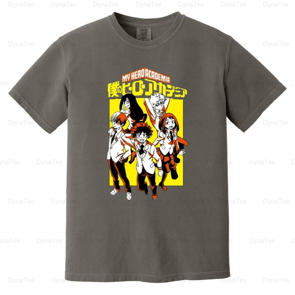 My Hero Academia Characters Anime Graphic Deku Bakugo Todoroki Comfort Color T-Shirt Unisex, up to 4XL