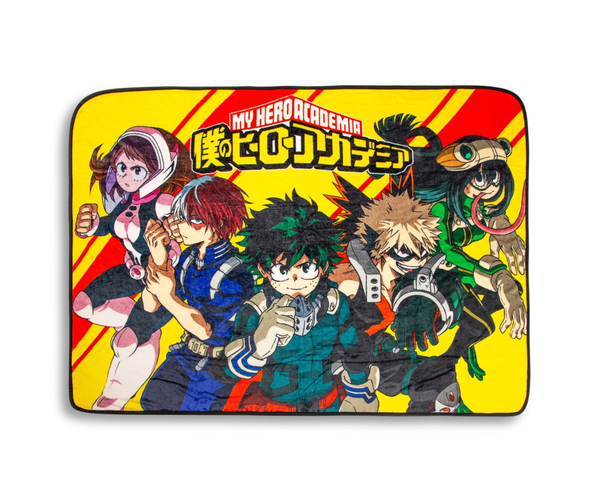 My Hero Academia Characters Fleece Throw Blanket 45 x 60 Inches