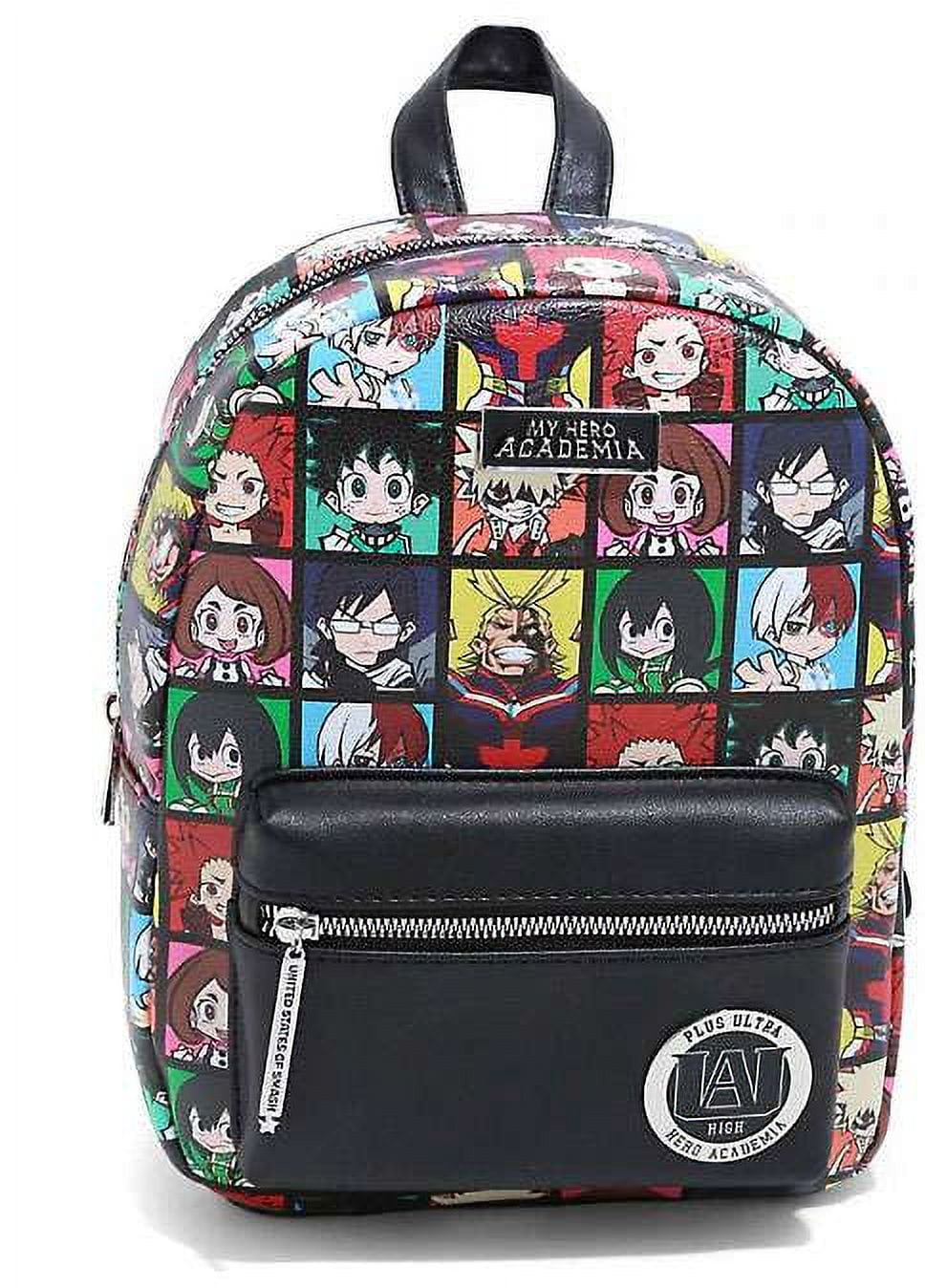 My hero academia chibi grid mini backpack new arrivals