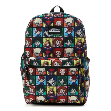 My Hero Academia Chibi Characters 17" Laptop Backpack, Multi