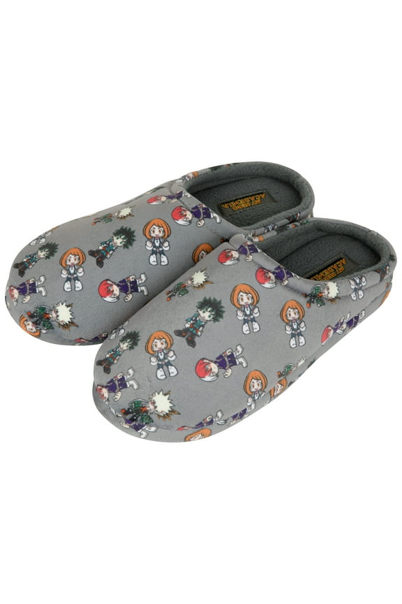 Chibi Characters Men's House Slippers-Large/XLarge