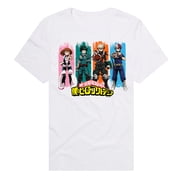 My Hero Academia Class 1-A Victory Unisex Adult Premium T Shirt Medium White