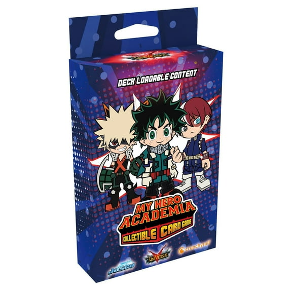 My Hero Academia Collectible Card Game Series 4: Chibi Mania Deck Loadable Content - Expansion Pack, League of Villains, Trading Card Game