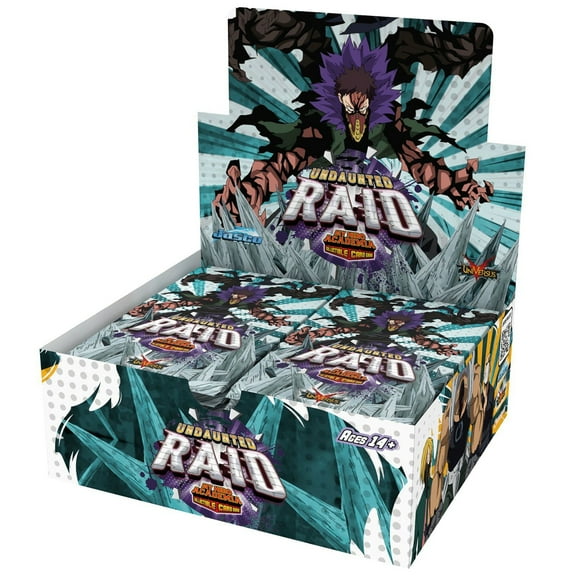 My Hero Academia Collectible Card Game Series 5: Undaunted Raid Booster Display - Contains 24 Expansion Packs of 11-Cards, Trading Card Game