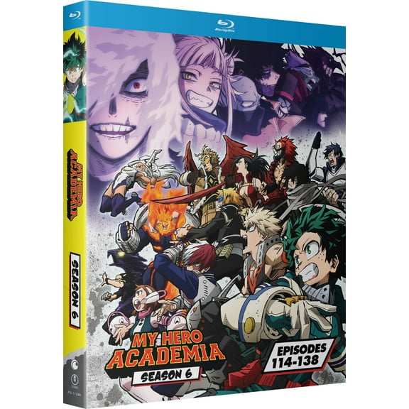 My Hero Academia Complete 6th Season (Walmart Exclusive) (Blu-ray) Crunchyroll, Action, Adventure, Anime