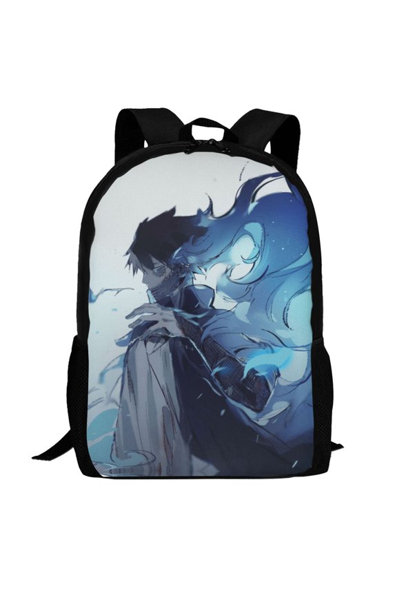 My Hero Academia Dabi Backpack,Multi-Function Travel Backpack Laptop Backpack Lightweight Casual Daypack Bookbag 16.5 In