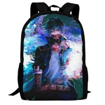 My Hero Academia Dabi Backpack,Multi-Function Travel Backpack Laptop Backpack Lightweight Casual Daypack Bookbag 16.5 In
