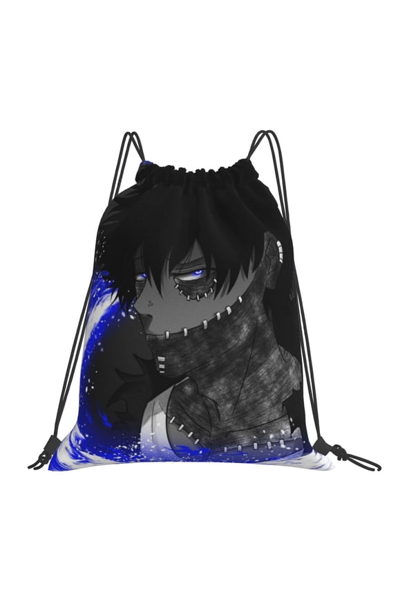 My Hero Academia Dabi Drawstring Backpack Sport Gym Bag For Yoga Swimming Gymsack Sport Strap Pack Bag
